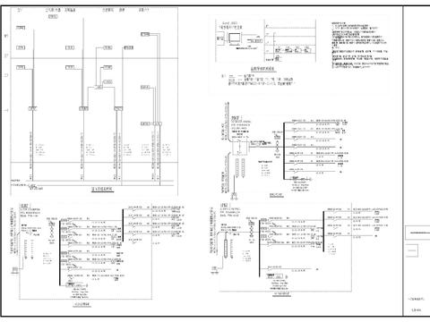  幼儿园电气cad施工图 