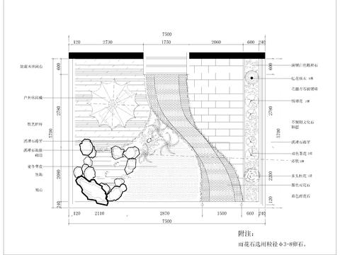  园林景观cad平面图 