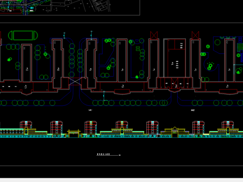  小区规划cad平面图 