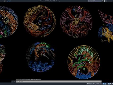  地面拼花 图案 花纹 纹理 地板砖 图腾cad图库 