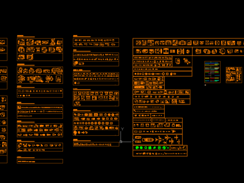  图纸深化cad图库 