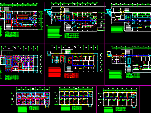  五星级茶馆电气CAD施工图 