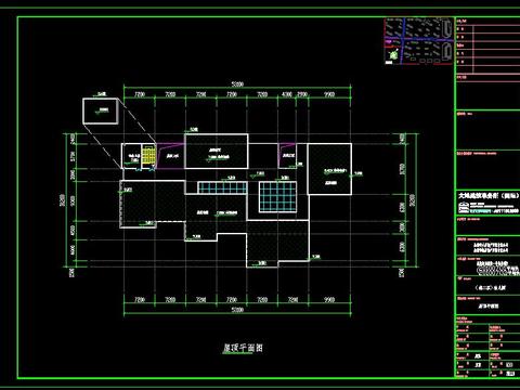  幼兒園cad施工圖 