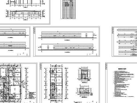  医药主车间CAD施工图 