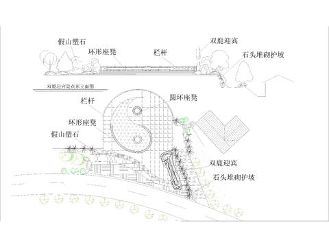  园林景观cad平面图 