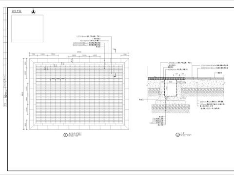  木平台CAD施工图 
