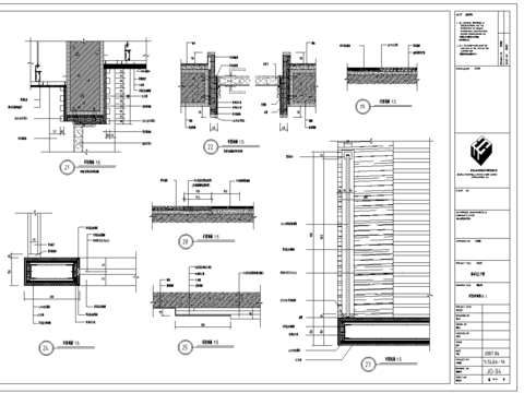  某别墅cad大样图 