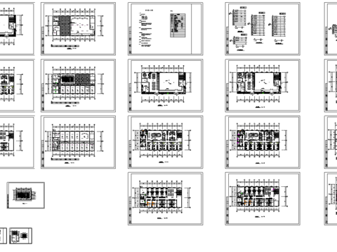  某综合楼建筑电气cad施工图 