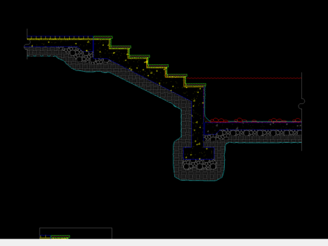  阶坡节点CAD施工图 
