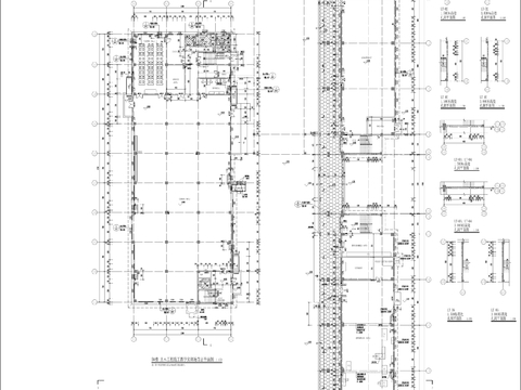  建筑工程職業(yè)學校遷建工程cad施工圖 