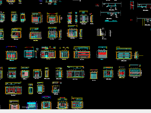  室内立面图 块总汇 
