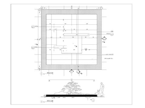  特色水景cad大样图 