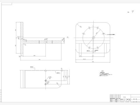  金属角铁详图节点大样 