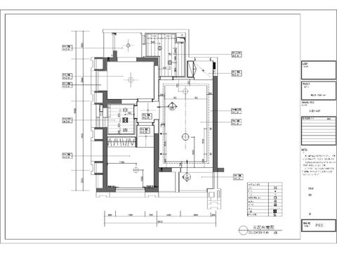  住宅平面布置CAD施工图 