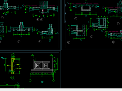  大样图节点大样 