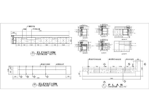  家装工装综合cad大样图 