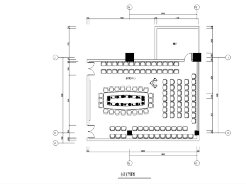  会议室装饰节点大样 