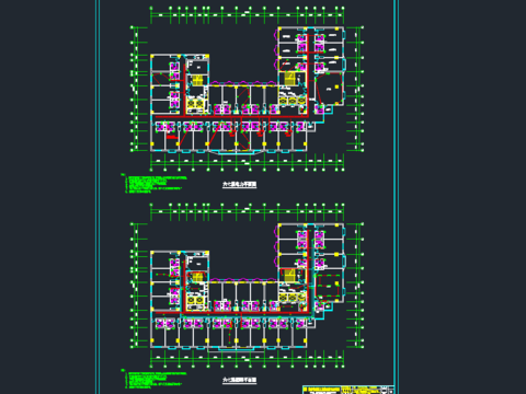  南塔楼电气CAD施工图 