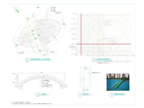  儿童滑滑梯 活动场地cad平面图 