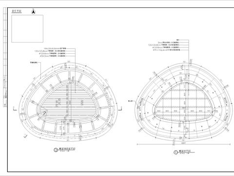  廊架细部节点大样 