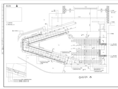  新式小区入口细部CAD施工图 