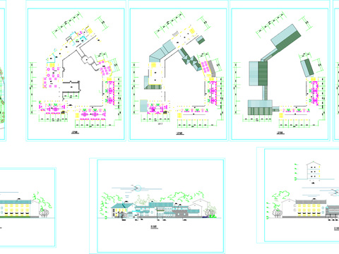  锦云祥客栈平立面图 
