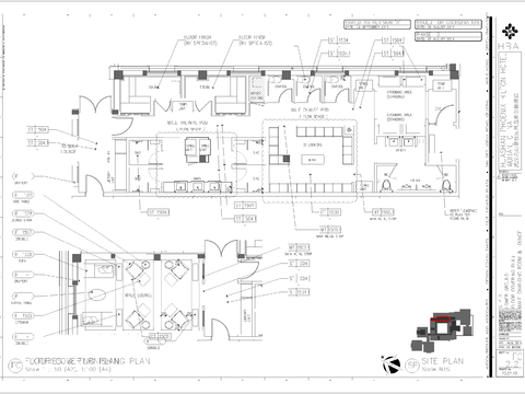  现代大平层CAD施工图 