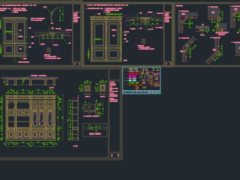  家具cad节点大样图 