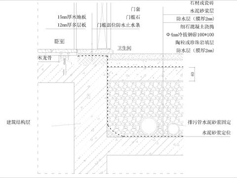  同層排水施工節(jié)點 