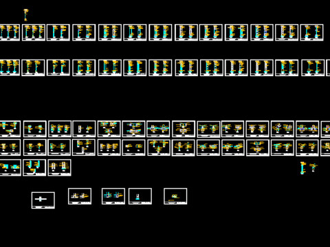  玻璃隔断工艺节点大样 