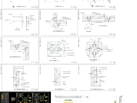  室内干挂石材大样CAD动态块 