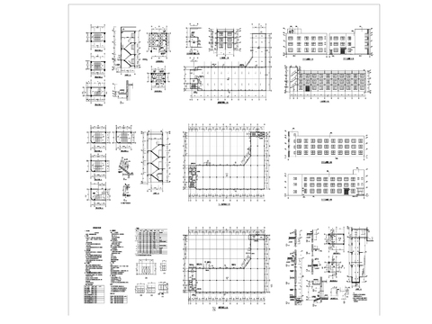 20廠房建筑cad施工圖 