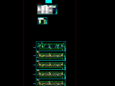  六楼办公楼暖通CAD施工图 
