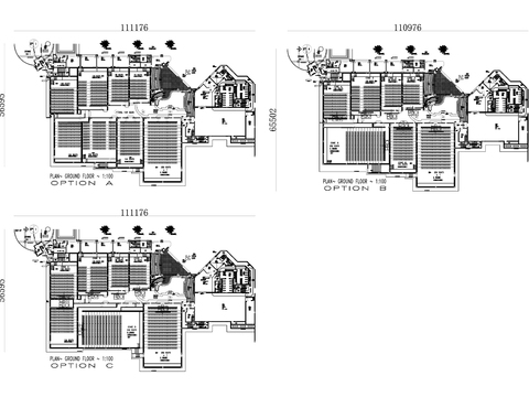  电影院底层cad大样图 