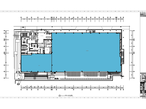  游泳馆全套cad图库 