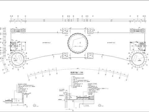  屋顶高尔夫推杆练习场节点大样 