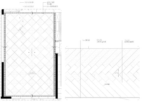  地面拼花样式cad平面图 