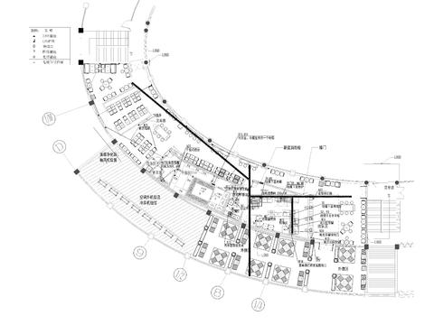  汉堡店电气CAD施工图 