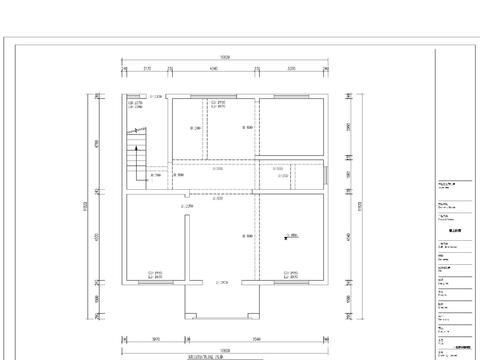  三层农村户型图 