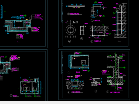  大样图防水节点大样 