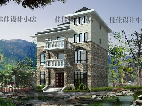  新農(nóng)村民房CAD施工圖 