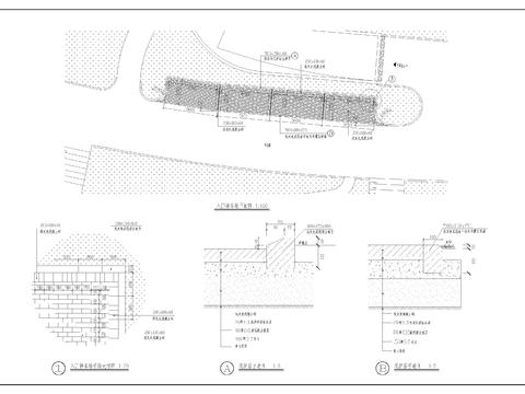  停车位cad大样图 