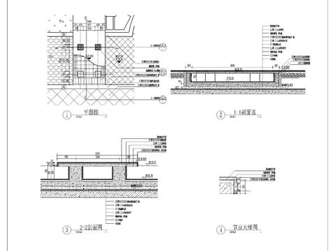  平板桥详图节点大样图 