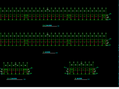  公司厂房cad图库 