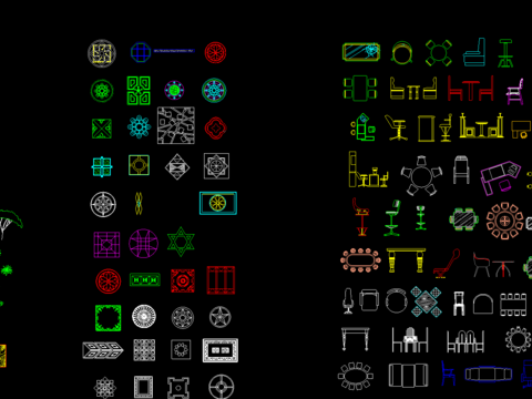  室内装饰CAD图库 