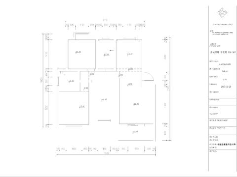  嘉诚绿都 合欢苑 158 平CAD施工图 