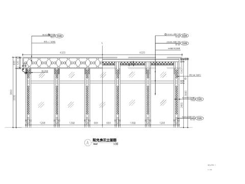  阳光房详图cad大样图 