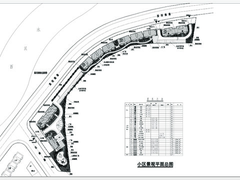  小区景观绿化CAD施工图 