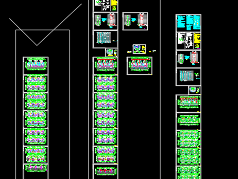  鼎世华府4号住宅楼给排水CAD施工图 