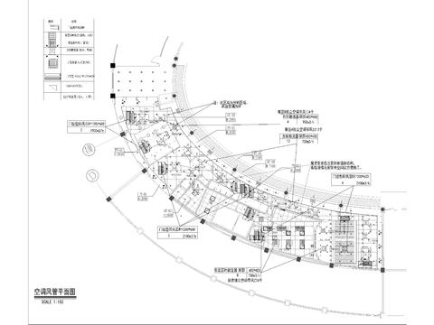  连锁快餐暖通电气CAD施工图 